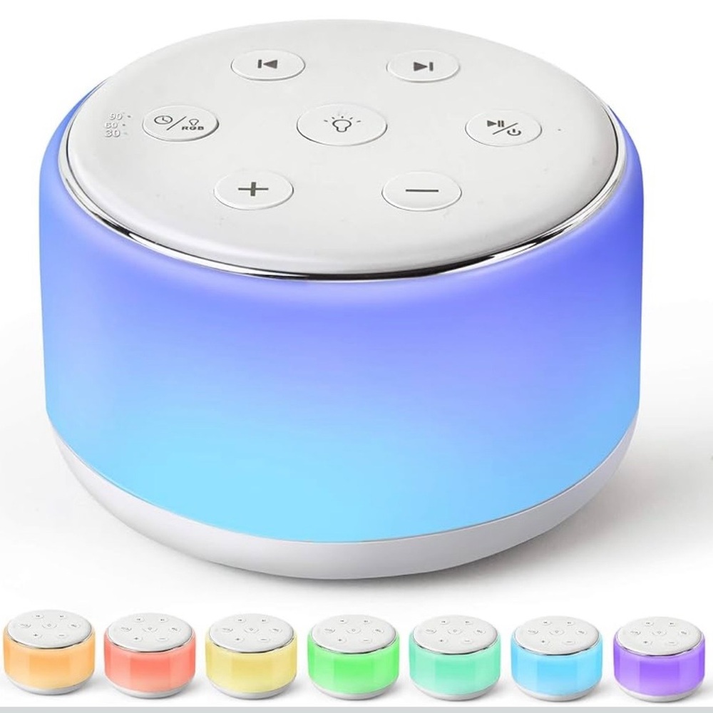 Bluetooth Speaker with Color-Changing LED - Blue